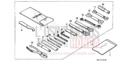 OUTILS CB1000FR de 1994